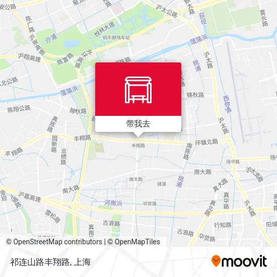 祁连山路丰翔路地图