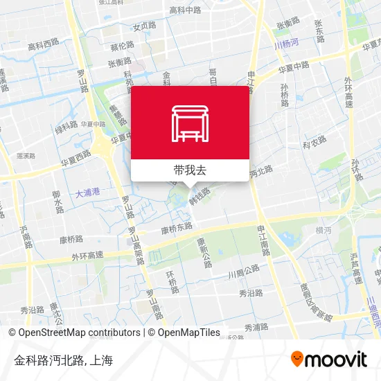 金科路沔北路地图