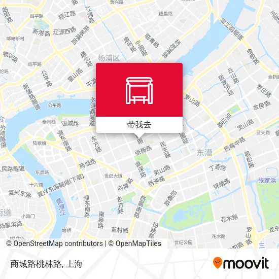 商城路桃林路地图