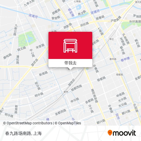 春九路场南路地图