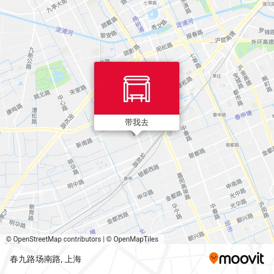 春九路场南路地图