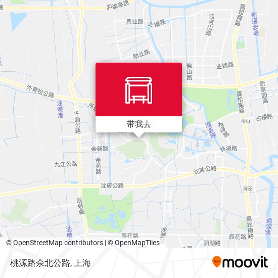 桃源路佘北公路地图