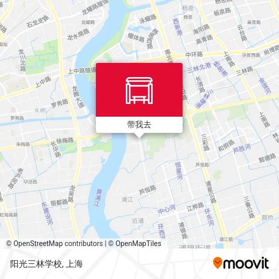 阳光三林学校地图