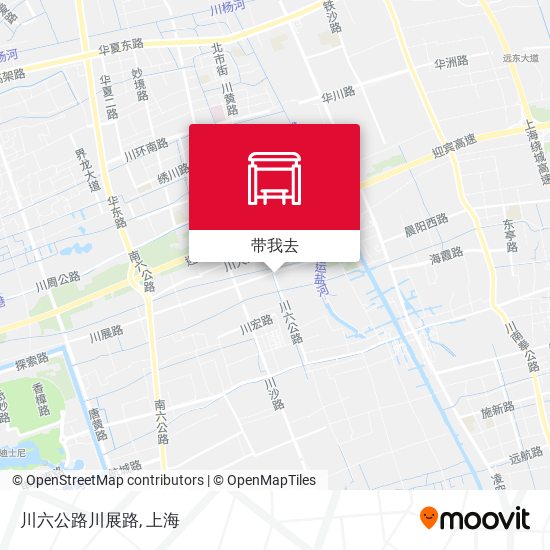 川六公路川展路地图
