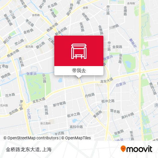 金桥路龙东大道地图