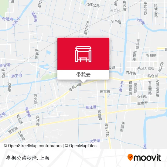 亭枫公路秋湾地图