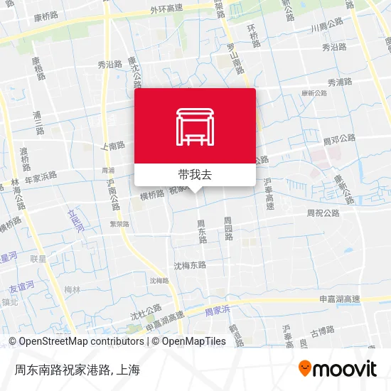 周东南路祝家港路地图