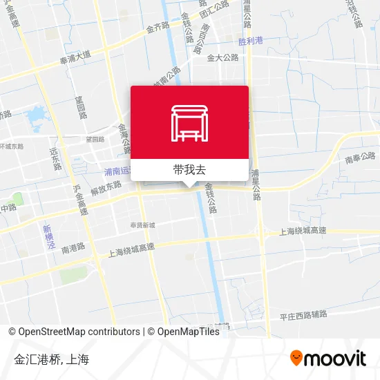 金汇港桥地图