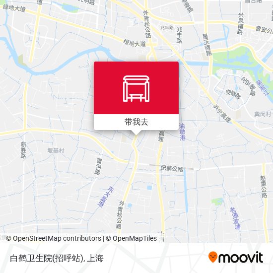 白鹤卫生院(招呼站)地图