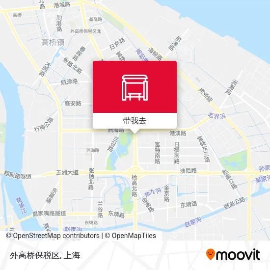 外高桥保税区地图