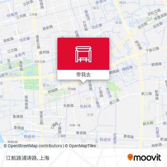 江航路浦涛路地图