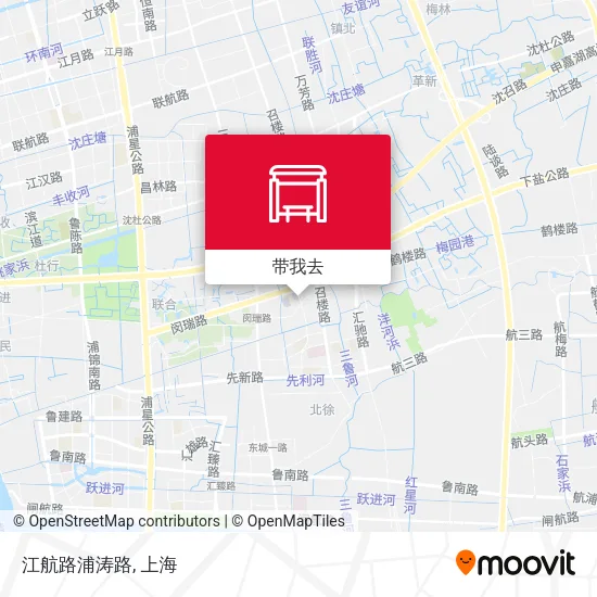 江航路浦涛路地图