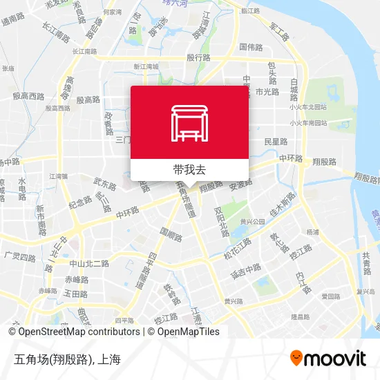 五角场(翔殷路)地图