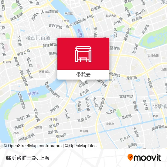 临沂路浦三路地图