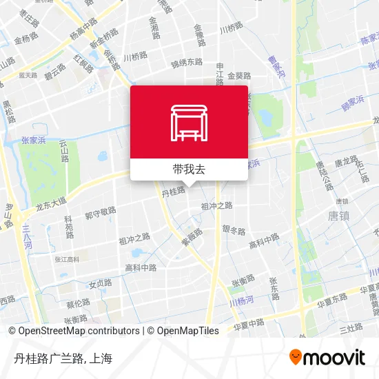 丹桂路广兰路地图