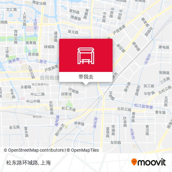 松东路环城路地图
