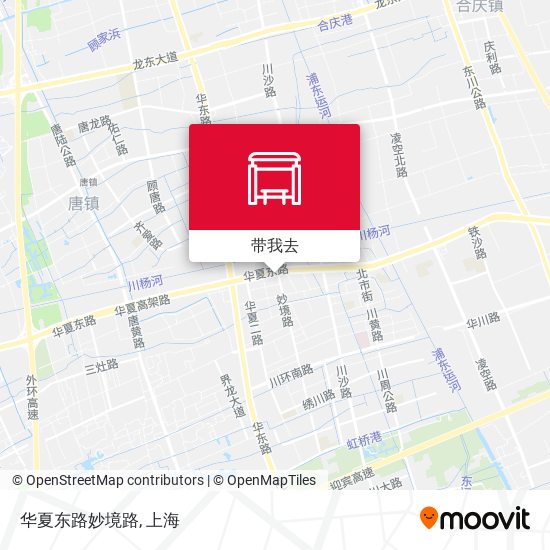 华夏东路妙境路地图