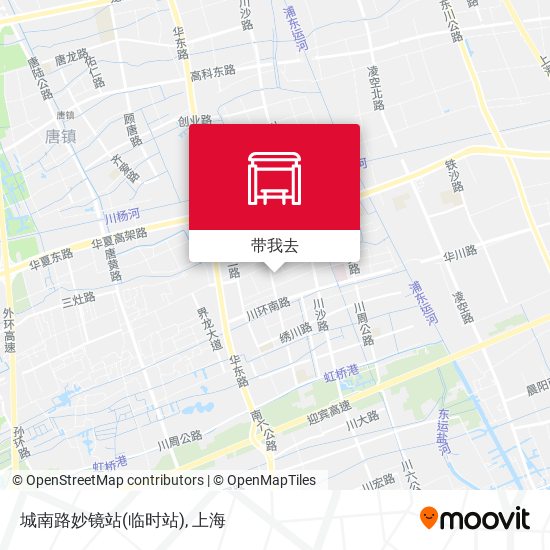 城南路妙镜站(临时站)地图