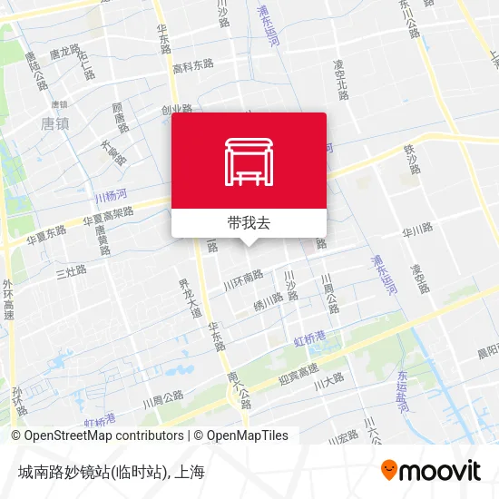 城南路妙镜站(临时站)地图