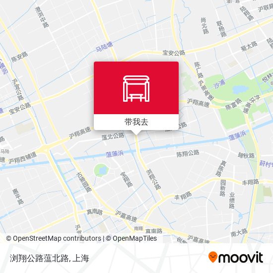 浏翔公路蕰北路地图