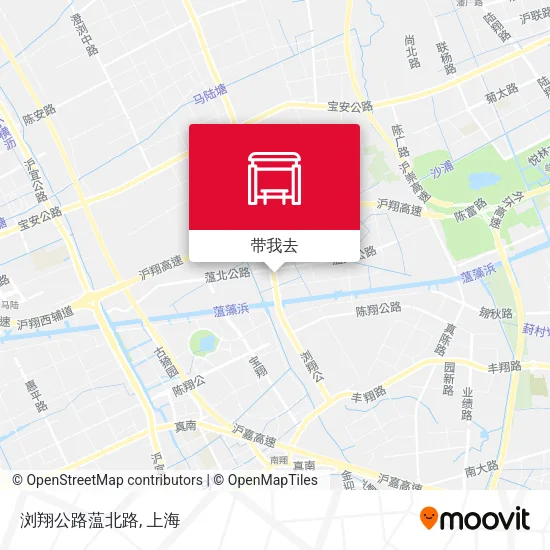 浏翔公路蕰北路地图