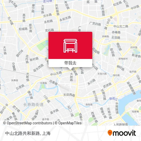 中山北路共和新路地图