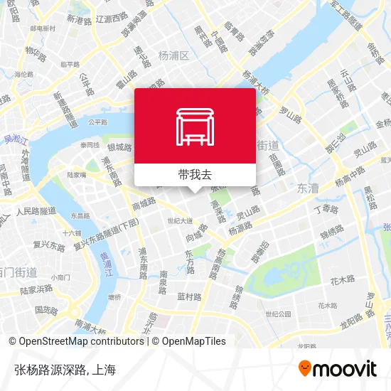 张杨路源深路地图