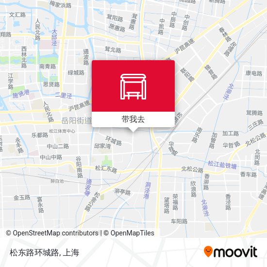 松东路环城路地图