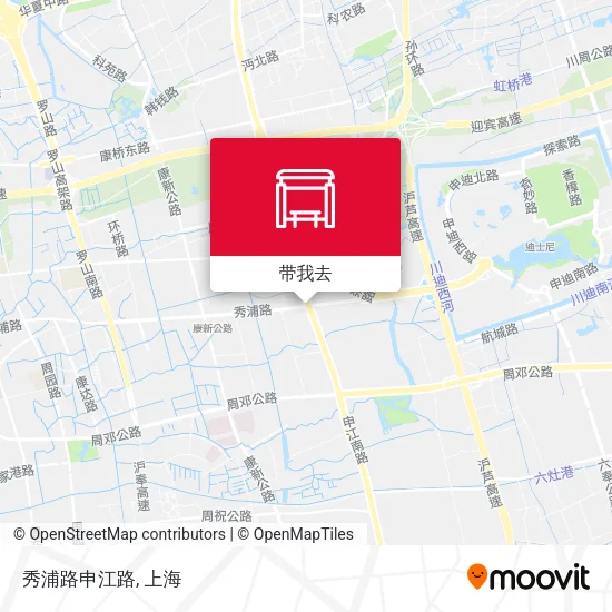 秀浦路申江路地图