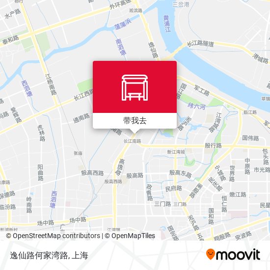 逸仙路何家湾路地图
