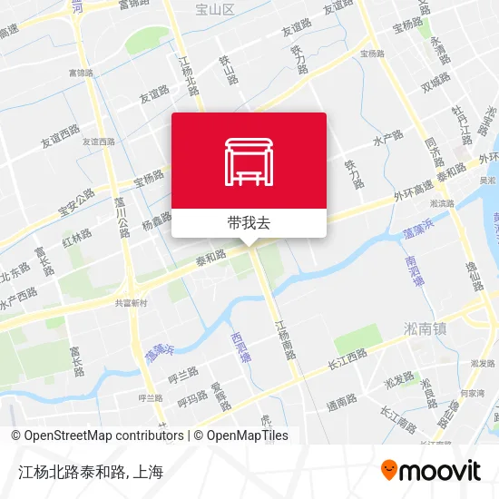 江杨北路泰和路地图