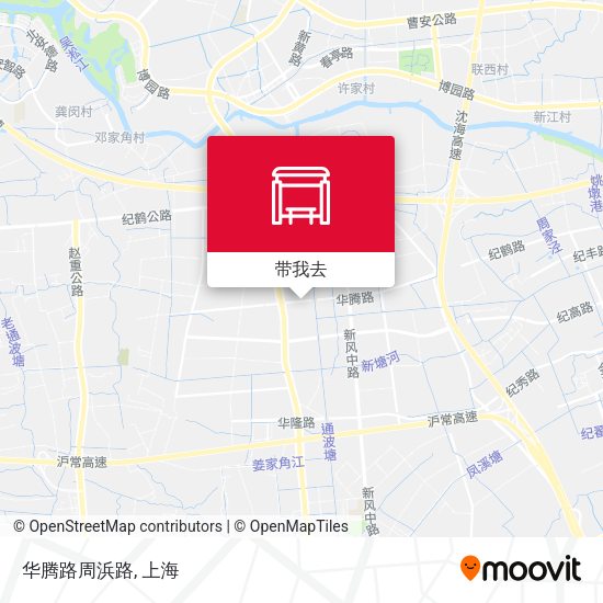 华腾路周浜路地图