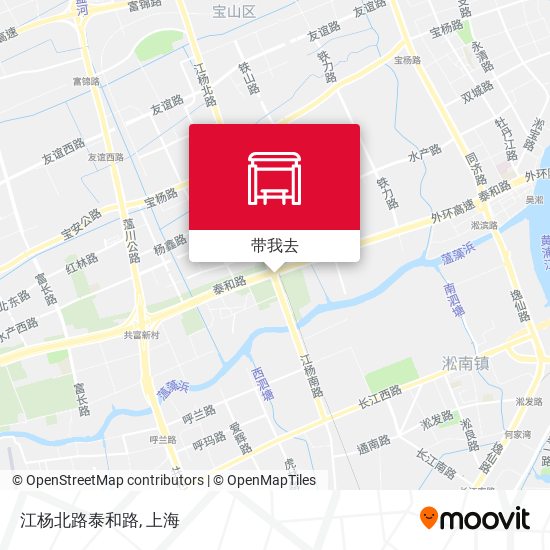 江杨北路泰和路地图