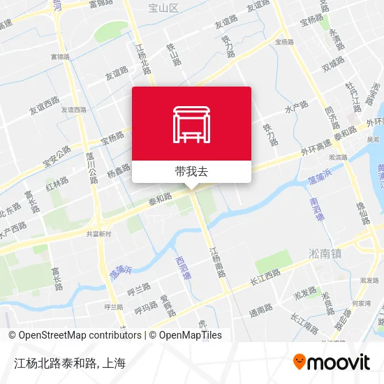 江杨北路泰和路地图
