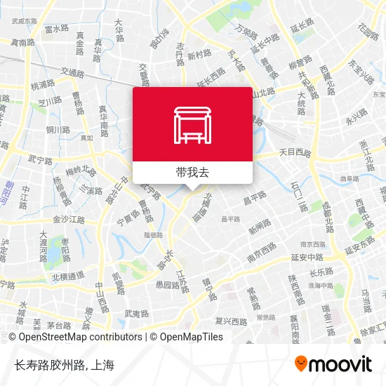长寿路胶州路地图