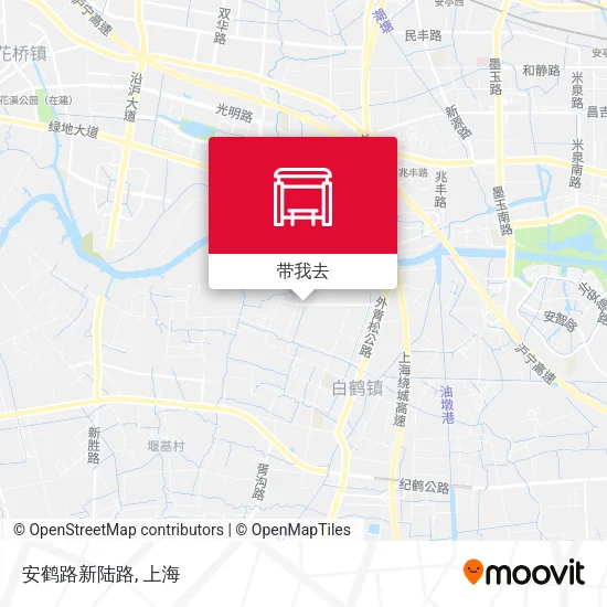 安鹤路新陆路地图