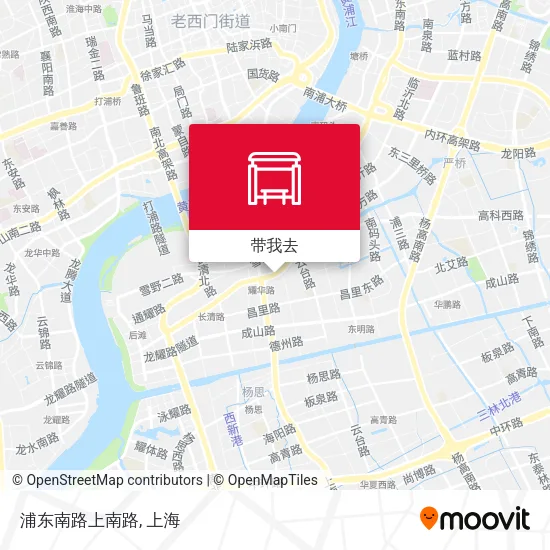 浦东南路上南路地图