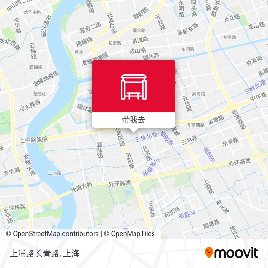 上浦路长青路地图