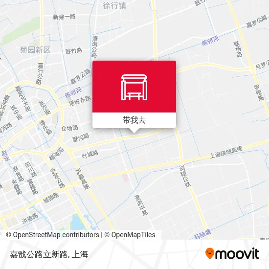 嘉戬公路立新路地图