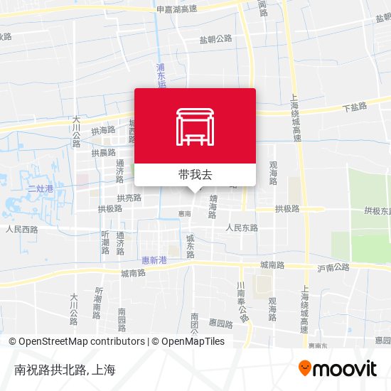 南祝路拱北路地图