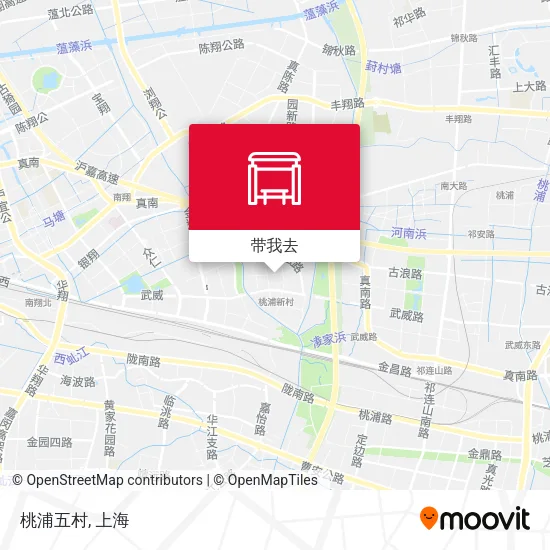 桃浦五村地图