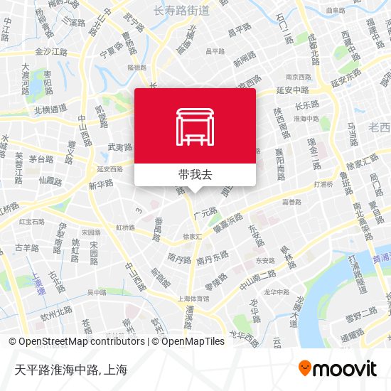 天平路淮海中路地图