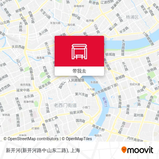 新开河(新开河路中山东二路)地图