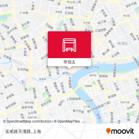 吴淞路天潼路地图