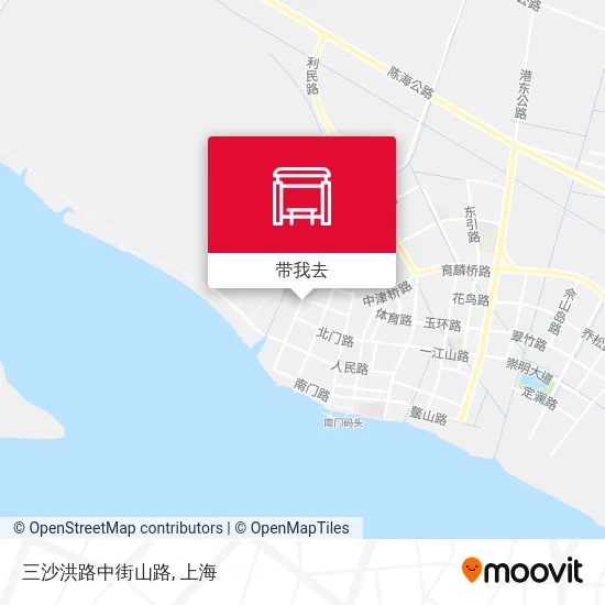 三沙洪路中街山路地图