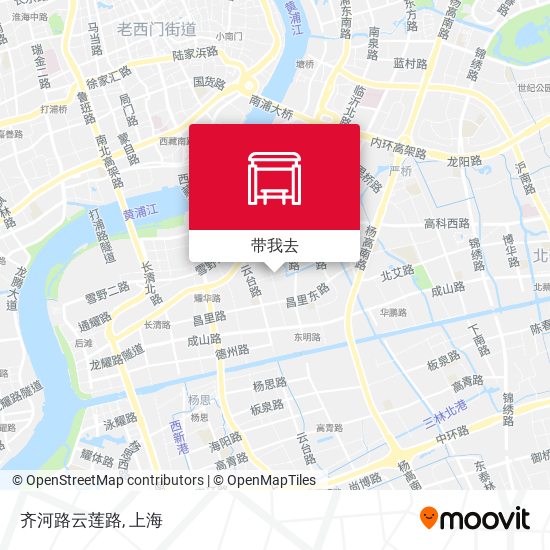 齐河路云莲路地图