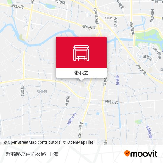 程鹤路老白石公路地图