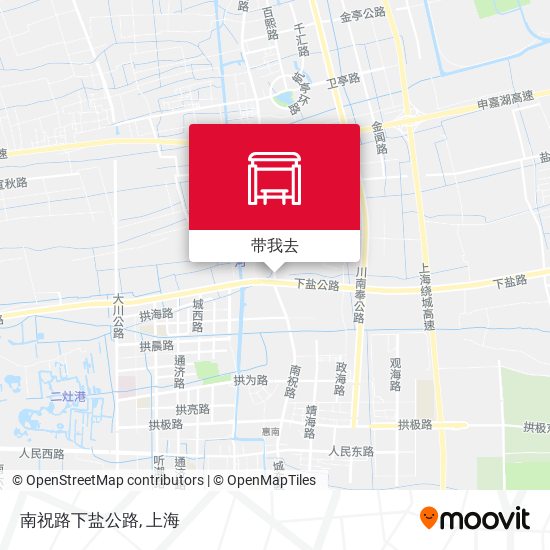 南祝路下盐公路地图