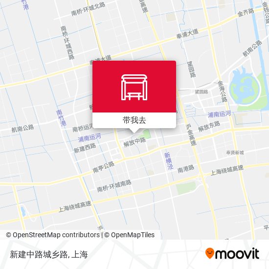 新建中路城乡路地图