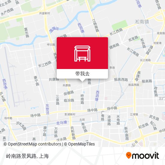 岭南路景凤路地图